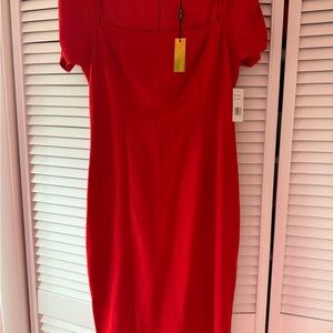 Alexa admor Classic Red Women's Sheath Dress - Elegant Occasion Dress NWOT